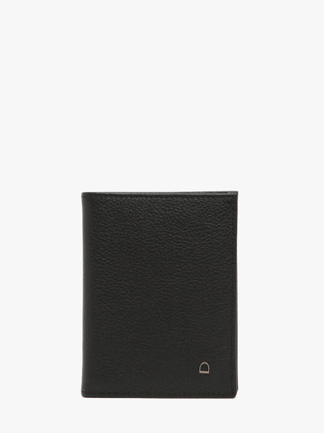 Wallet Leather Etrier Black madras EMAD247