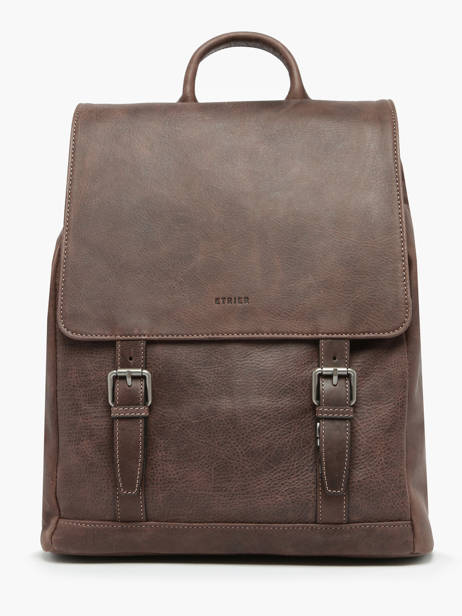 1 Compartment  Backpack Etrier Brown spider ESPI8191