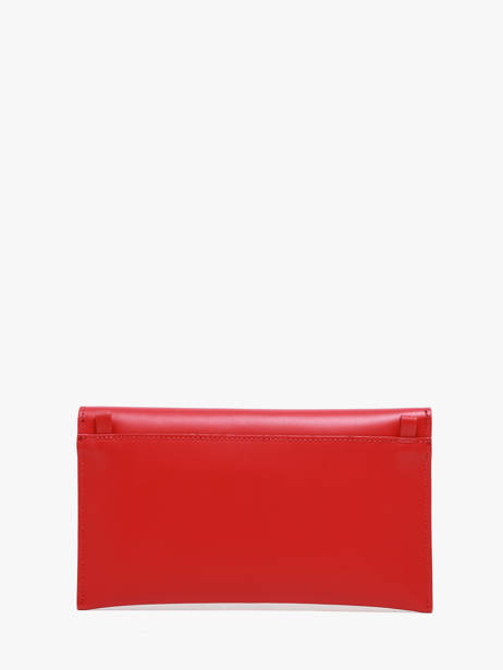 Medium Leather Paddock Clutch Bag Etrier Red paddock TLOS1670 other view 4