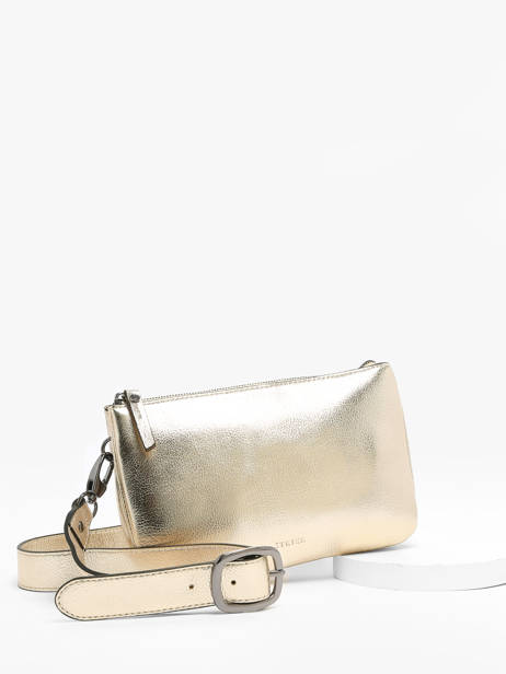 Cross Body Tas Emeraude Leder Etrier Goud emeraude EEME0142 ander zicht 2