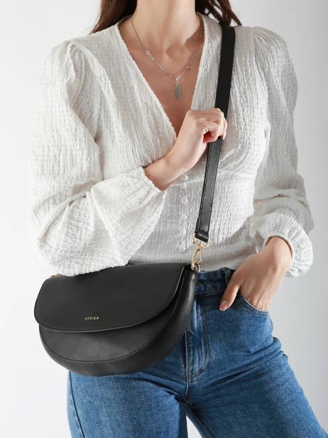 Shoulder Bag Tradition Leather Etrier Black tradition ETRA065M other view 1