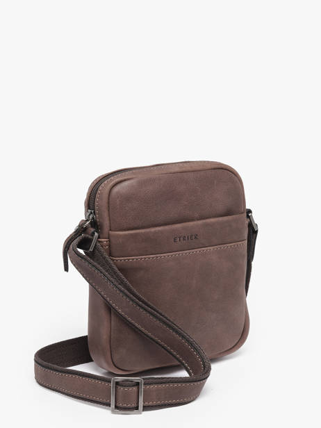 Cross Body Tas Spider Leder Etrier Bruin spider ESPI704S ander zicht 2