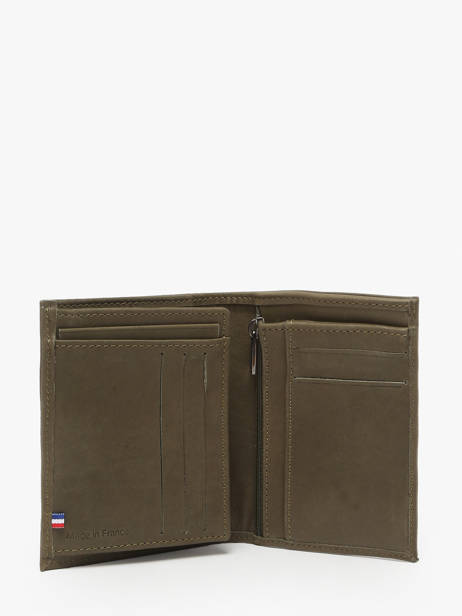 Portefeuille Met Portemonnee Oil Leder Etrier Groen oil EOIL142 ander zicht 1