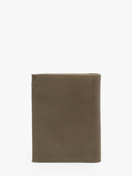 Portefeuille Met Portemonnee Oil Leder Etrier Groen oil EOIL142 ander zicht 3