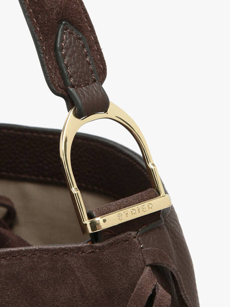 Cross Body Tas Country Leder Etrier Bruin country ECOU161M ander zicht 4