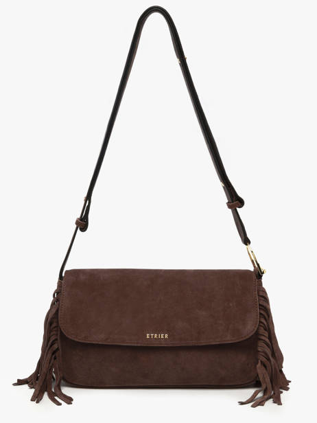 Shoulder Bag Country Leather Etrier Brown country ECOU145M