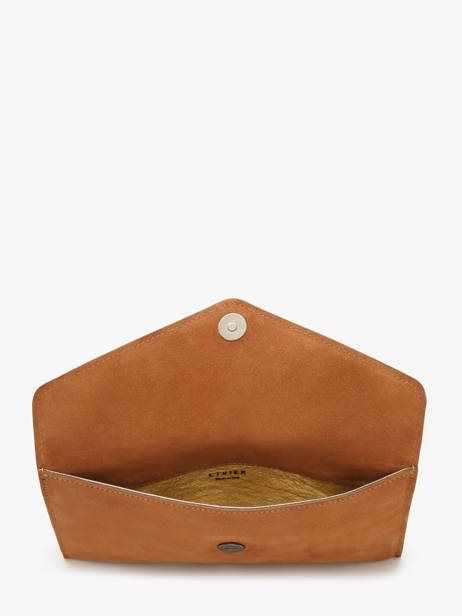 Medium Leather Paddock Clutch Bag Etrier Brown paddock TLOS1670 other view 3