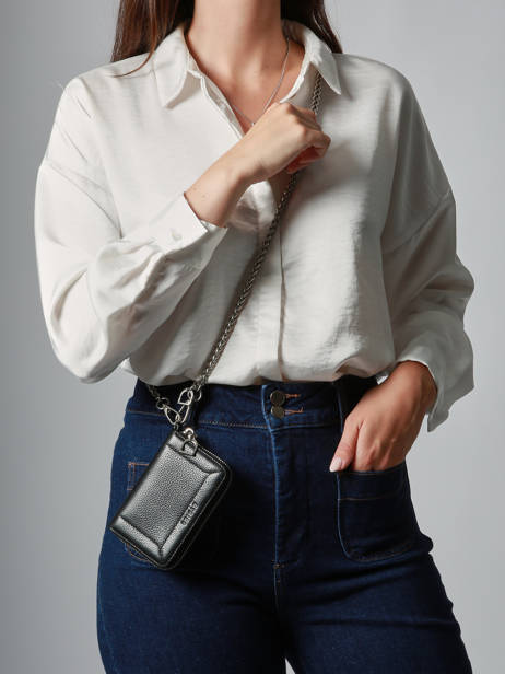 Portemonnee Altesse Leder Etrier Zwart altesse EALT096M ander zicht 1