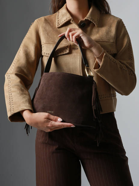 Cross Body Tas Country Leder Etrier Bruin country ECOU161M ander zicht 1