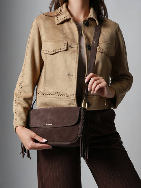 Shoulder Bag Country Leather Etrier Brown country ECOU145M other view 2