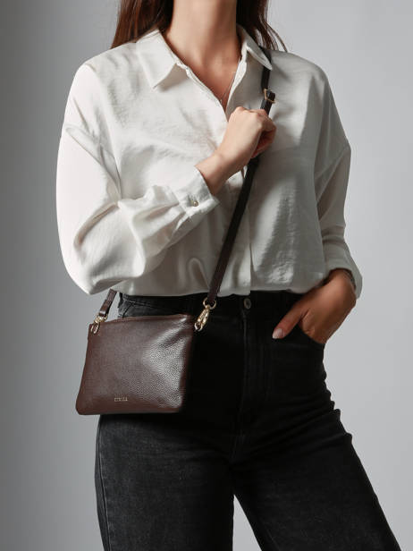 Sac Bandoulière Tradition Cuir Etrier Marron tradition ETRA0141 vue secondaire 1