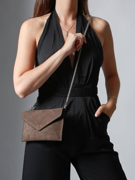 Medium Leather Paddock Clutch Bag Etrier Brown paddock TLOS1670 other view 1