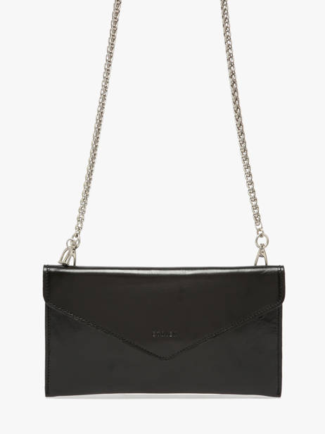 Medium Leather Paddock Clutch Bag Etrier Black paddock TLOS1670 other view 4