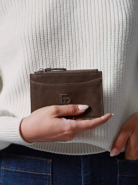 Kaarthouder Cavalier Nubuck Leder Etrier Bruin cavalier nubuck ECAN094M ander zicht 1