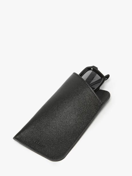 Étui Lunettes Etincelle Irisée Cuir Etrier Noir etincelle irisee EETI5017 vue secondaire 1