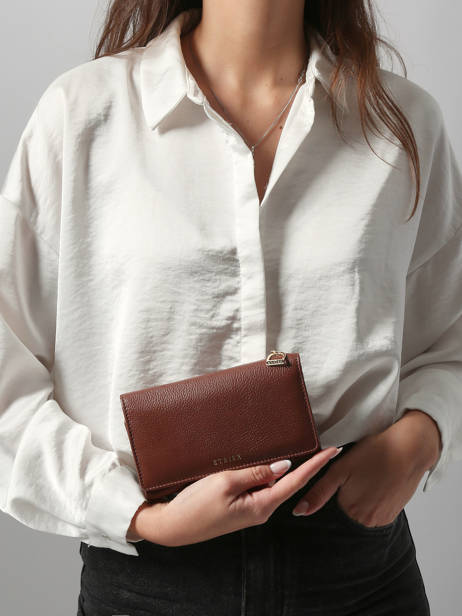 Portefeuille M Tradition Leder Etrier Bruin tradition ETRA095M ander zicht 1