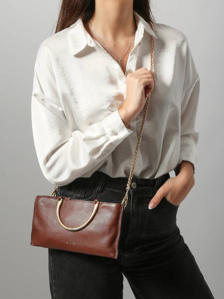 Handtassen Tradition Leder Etrier Bruin tradition ETRA052M ander zicht 1