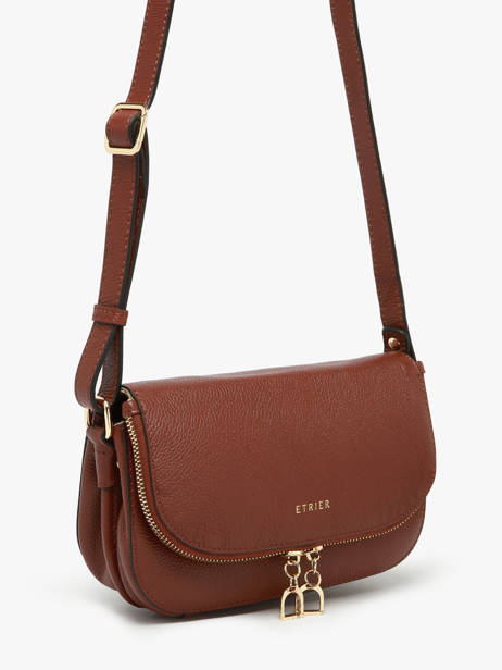 Sac BandouliÃ¨re S Tradition Cuir Etrier Marron tradition ETRA059S vue secondaire 2