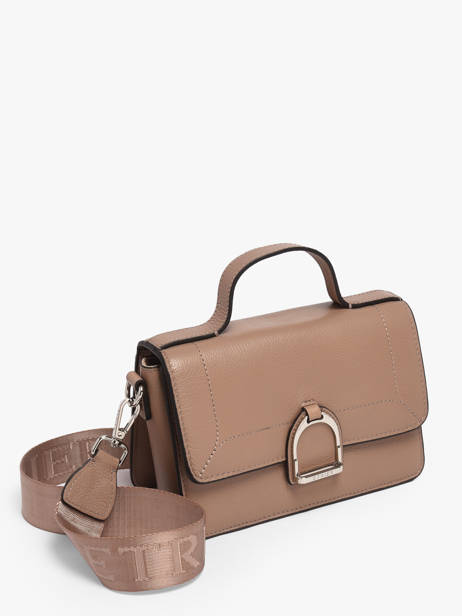 Cross Body Tas S Altesse Leder Etrier Beige altesse EALT048S ander zicht 2