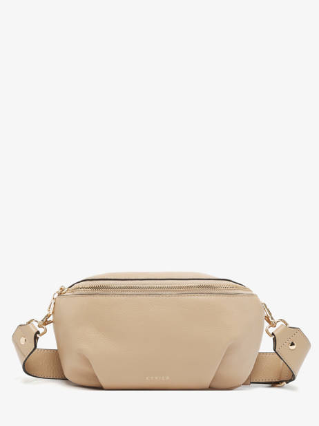 Sac Banane M Tradition Cuir Etrier Beige tradition ETRA022M