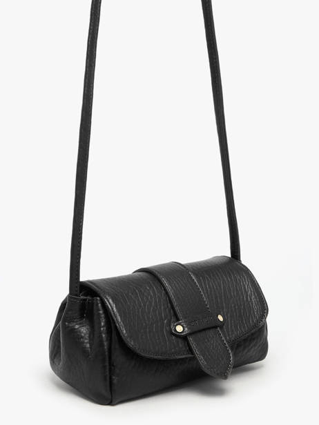 Sac Bandoulière S Agnes Cuir Etrier Noir agnes EAGC205S vue secondaire 5