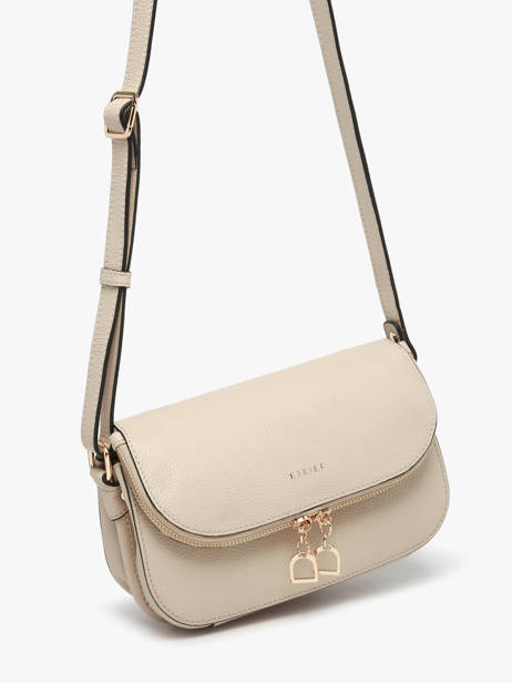 Cross Body Tas S Tradition Leder Etrier Beige tradition ETRA059S ander zicht 2