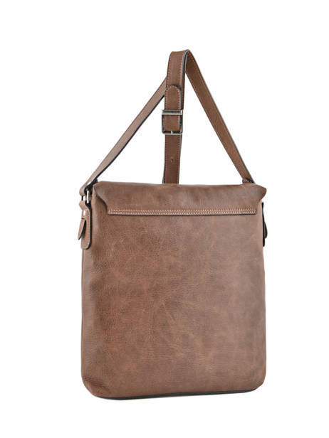 Sac Bandoulière Etrier Marron spider S83812 vue secondaire 3