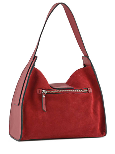 Hobo Bag Caleche Leather Etrier Red caleche ECAL006B other view 3
