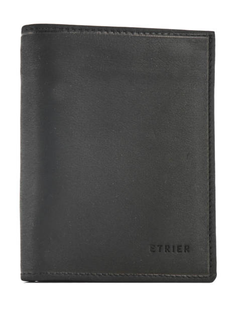 Wallet Leather Etrier Black oil 790149