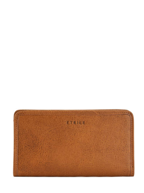 Wallet Leather Etrier Brown galop EGAL906