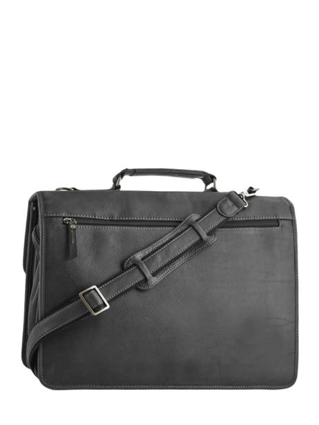Briefcase 3 Compartments Etrier spider S34207 other view 3