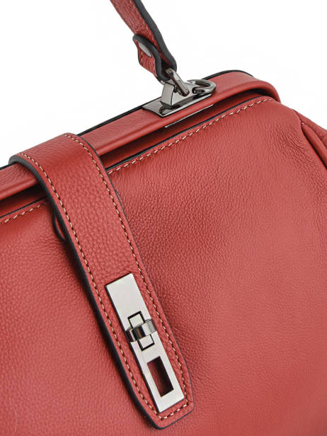 Medium Top Handle Balade Leather Etrier Red balade EBAL09 other view 2