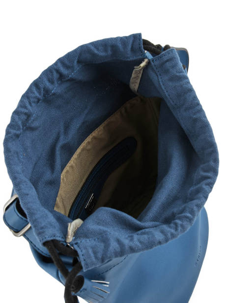 Bucket Bag Cabriole Leather Etrier Blue cabriole ECABR04 other view 5