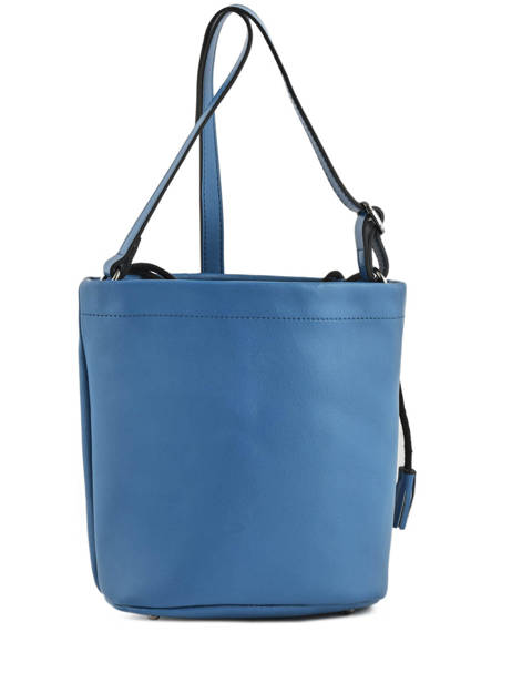 Bucket Bag Cabriole Leather Etrier Blue cabriole ECABR04 other view 4
