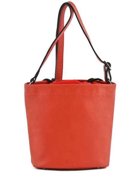 Bucket Bag Cabriole Leather Etrier Red cabriole ECABR04 other view 4