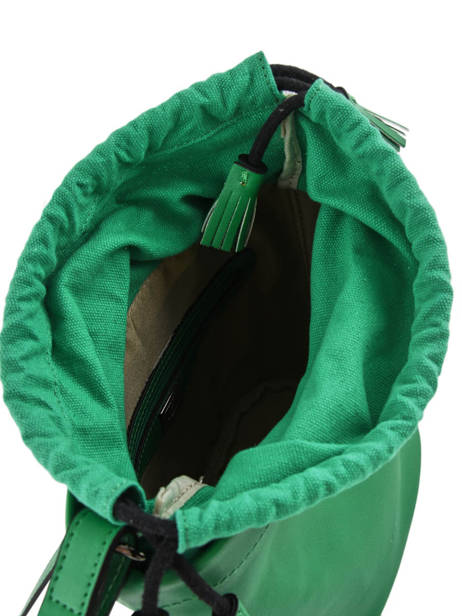 Bucket Bag Cabriole Leather Etrier Green cabriole ECABR04 other view 5