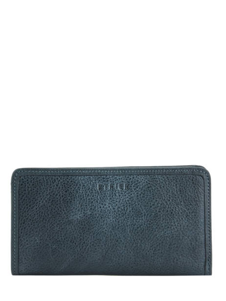 Wallet Leather Etrier Blue galop EGAL906