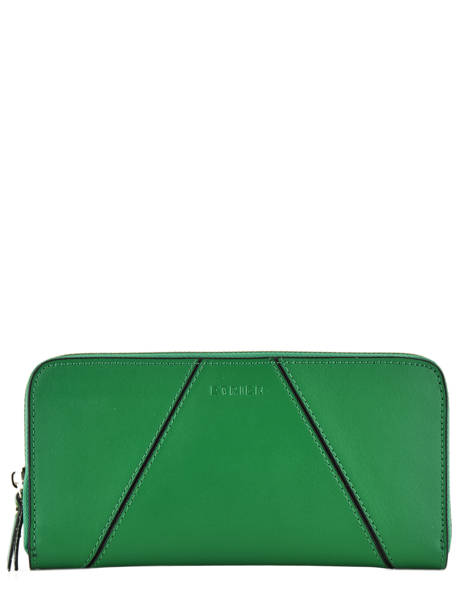 Wallet Leather Etrier Green kyo EKY901