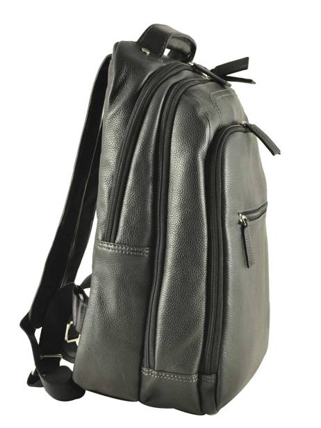 Backpack 2 Compartments + 15'' Pc Etrier Black flandres EFLA07 other view 2