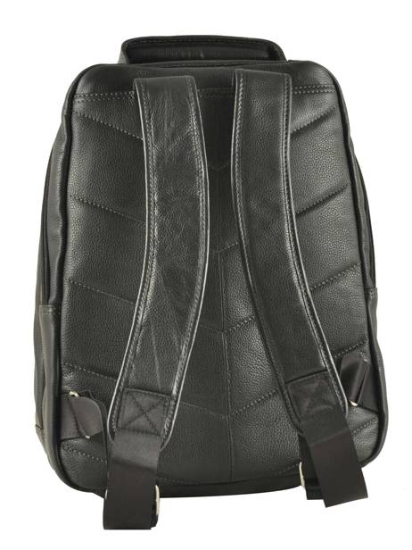 Backpack 2 Compartments + 15'' Pc Etrier Black flandres EFLA07 other view 4
