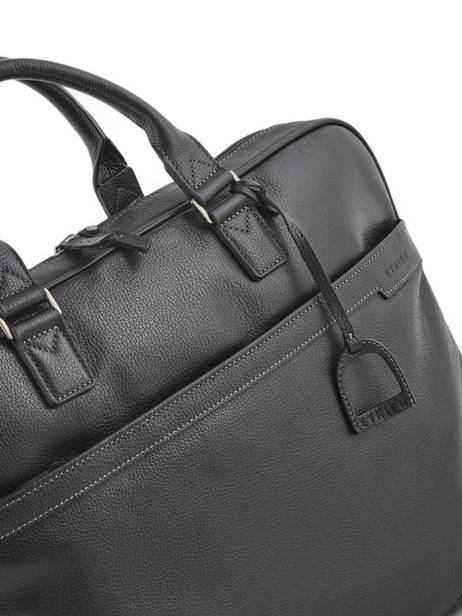 Briefcase 1 Compartment + 17'' Pc Etrier Black flandres EFLA06 other view 2