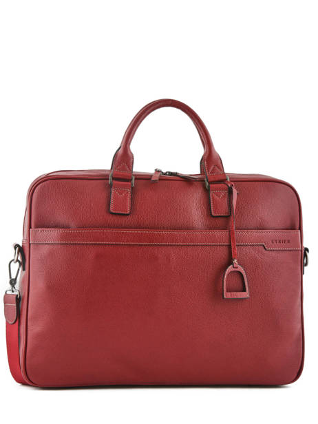 Briefcase 1 Compartment + 17'' Pc Etrier Red flandres EFLA06