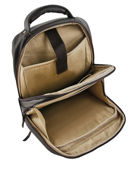 Backpack 2 Compartments + 15'' Pc Etrier Brown flandres EFLA07 other view 6