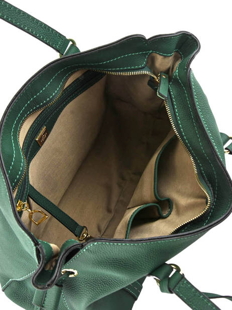 Leather Tote Bag Tradition Etrier Green tradition EHER25 other view 4