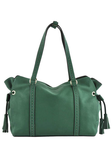 Leather Tote Bag Tradition Etrier Green tradition EHER25 other view 3