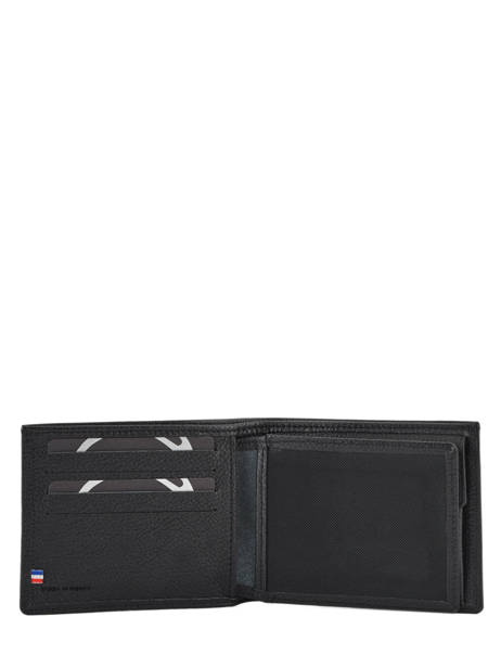 Wallet Leather Etrier Black madras EMAD121 other view 3