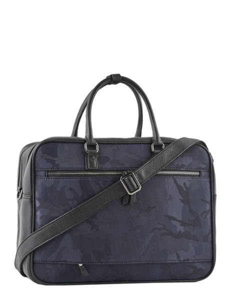 Briefcase 2 Compartments + 15'' Pc Etrier Blue brooklyn EBRO12 other view 2