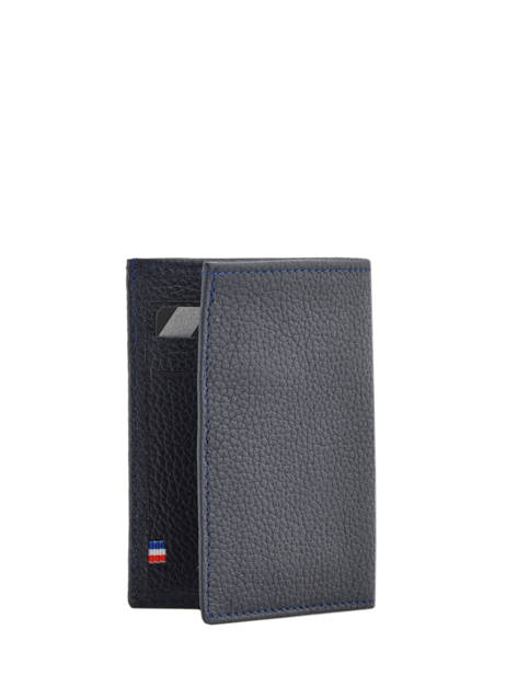 Leather Cardholder Madras Etrier Blue madras EMAD013 other view 2