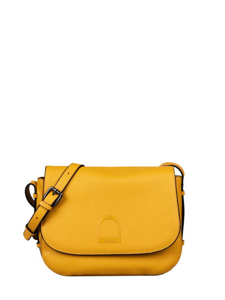 Shoulder Bag Balade Leather Etrier Yellow balade EBAL04