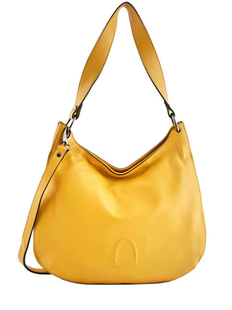 Shoulder Bag Balade Leather Etrier Yellow balade EBAL07